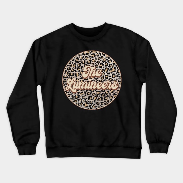 Retro Music Lumineers Personalized Name Circle Birthday Crewneck Sweatshirt by BilodeauBlue